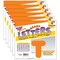 Trend Enterprises Orange 4 Casual Uppercase Ready Letters, PK6 T475 - alternate 1